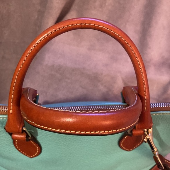 💚DOONEY & BOURKE💚Sea Foam GreenZip Satchel with Crossbody Strap/EUC - Picture 13 of 15